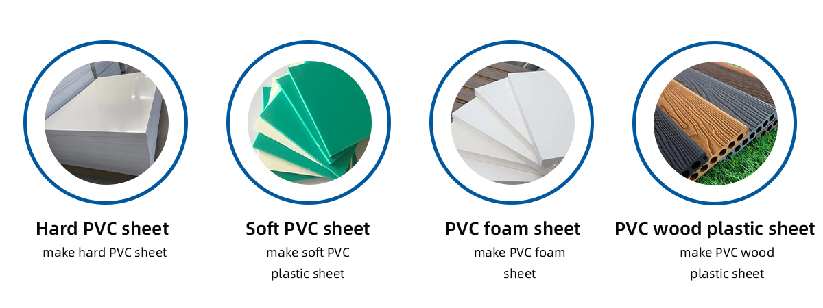 plastic ABS/PVC/PE/PP sheet plate board extrusion line details