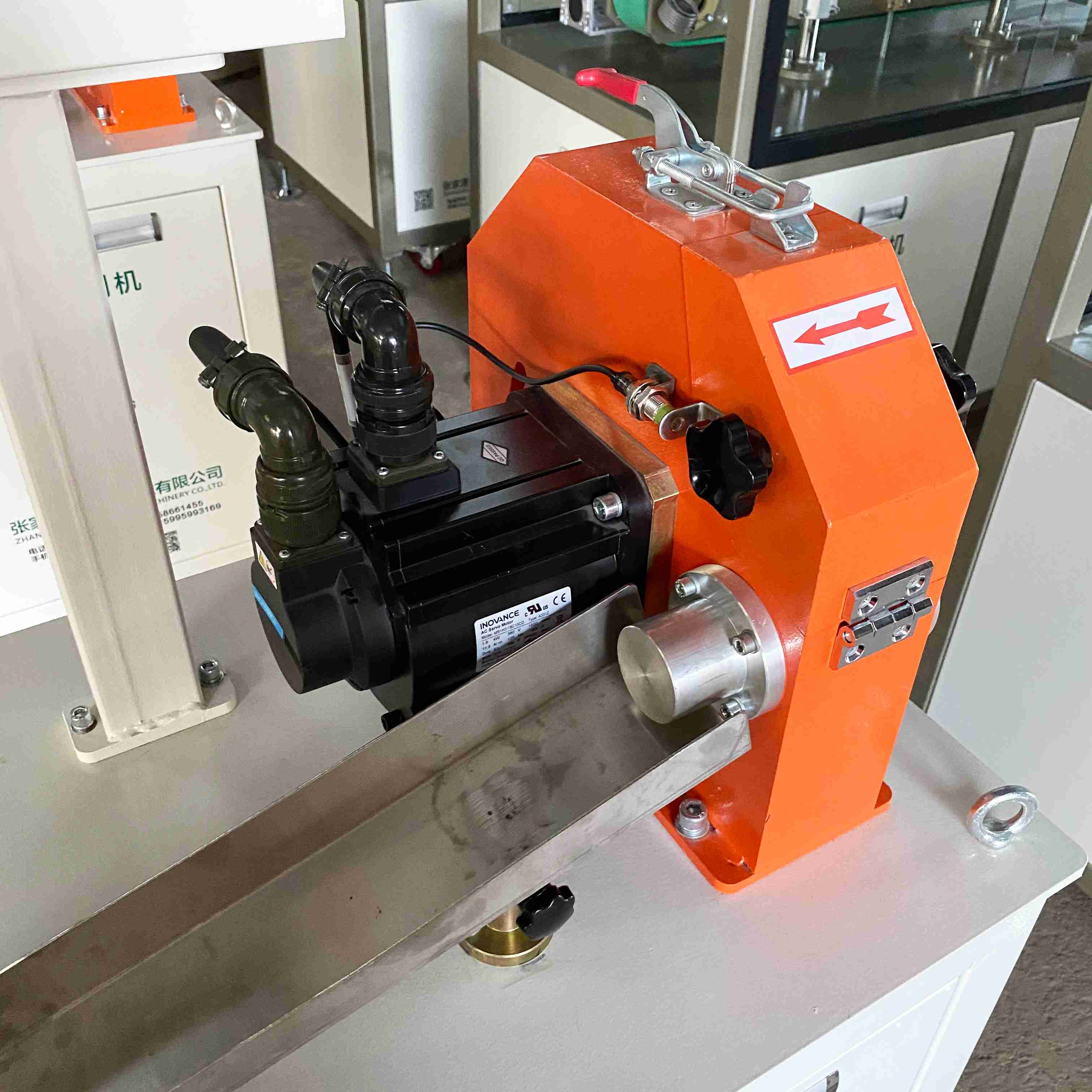 plastic pipe servo motor cutting machine high speed