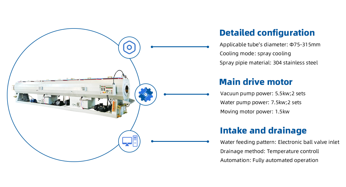  110-315PE Pipe Vacuum Forming Calibration Tank details