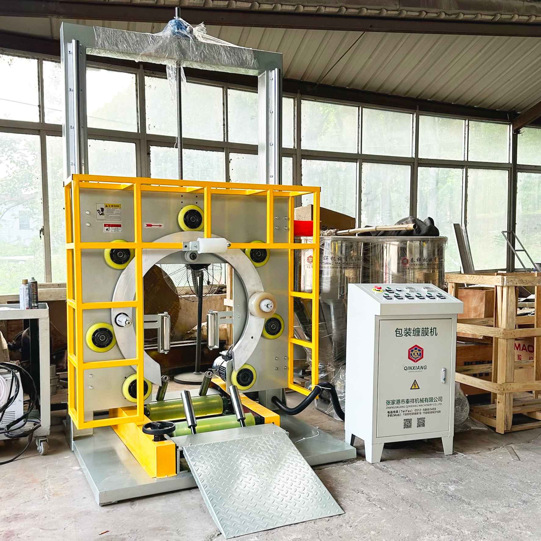 Plastic pipe wrapping machine China