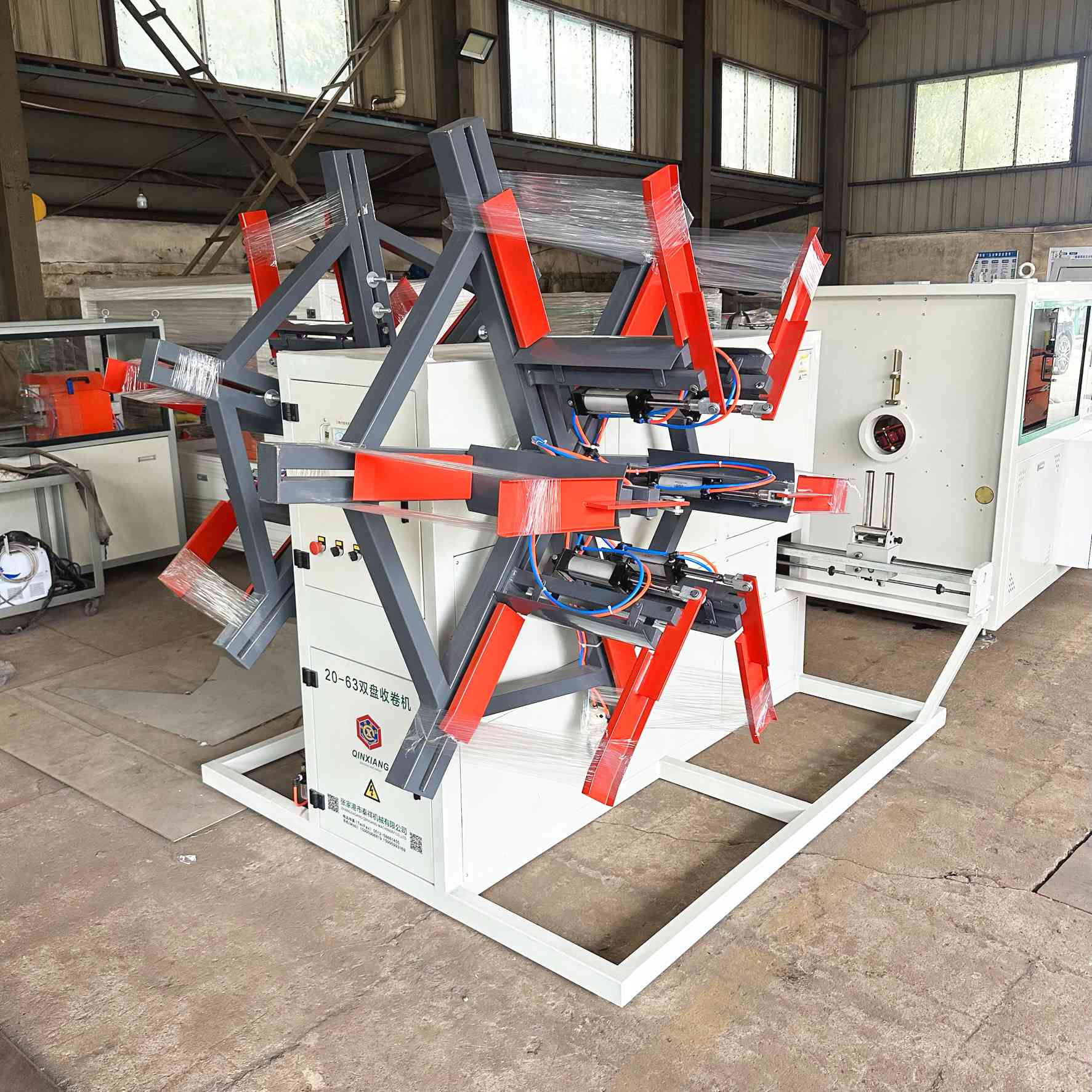 plastic pipe winding machine manufacture