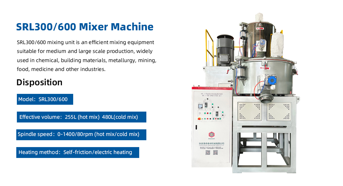 SRL300/600 mixing unit introduction