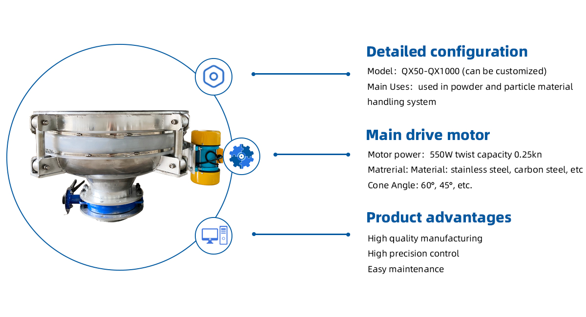 silo Vibrating feeding hooper details