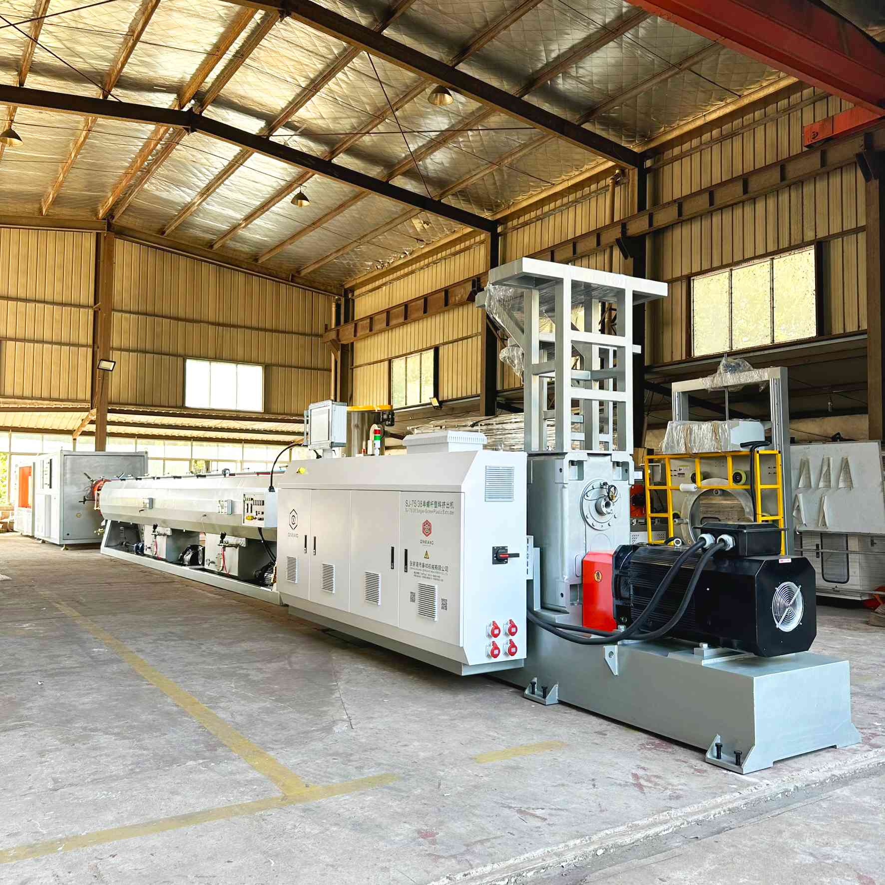 Plastic 315PE drainage water pipe extrusion line