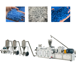 PVC Plastic Pellet Granulation Extrusion Granulators Production Line