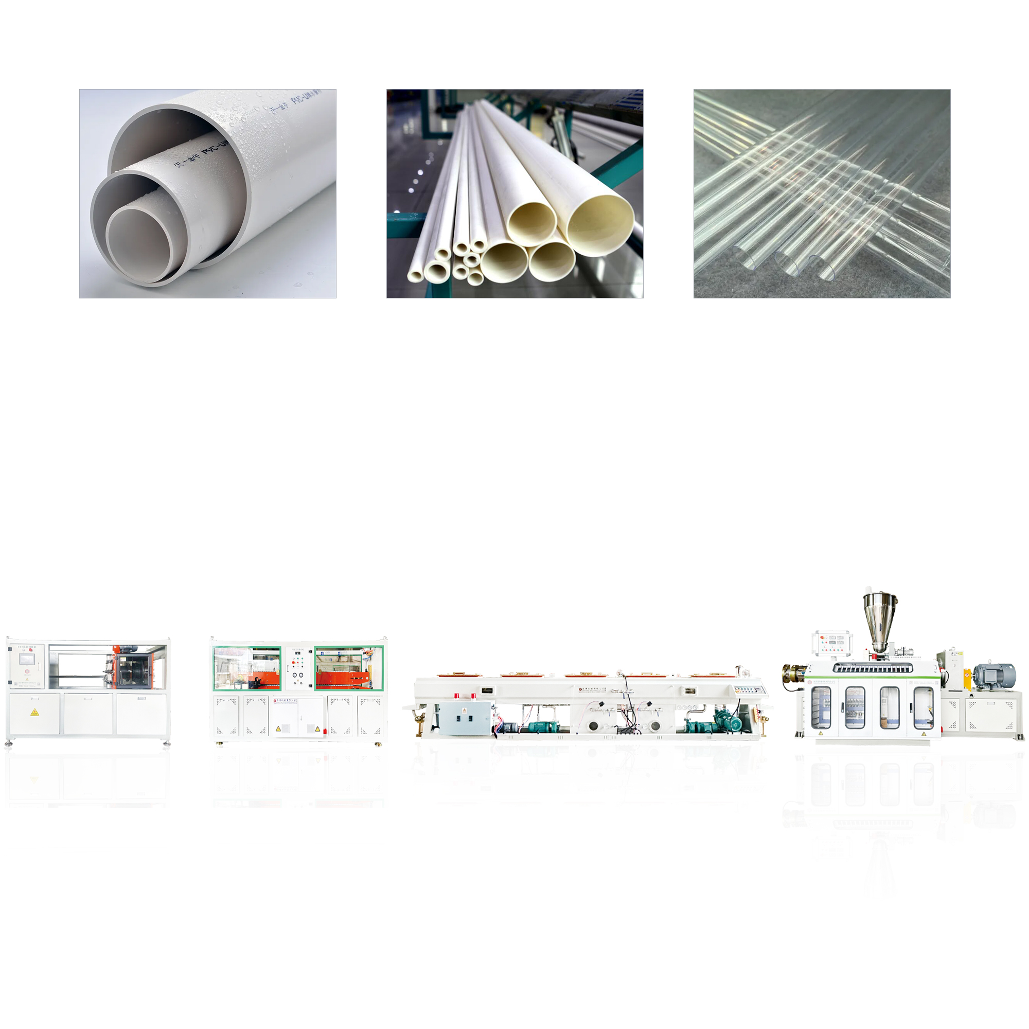 Plastic PVC pipe extrusion machine PVC water pipe extrusion line