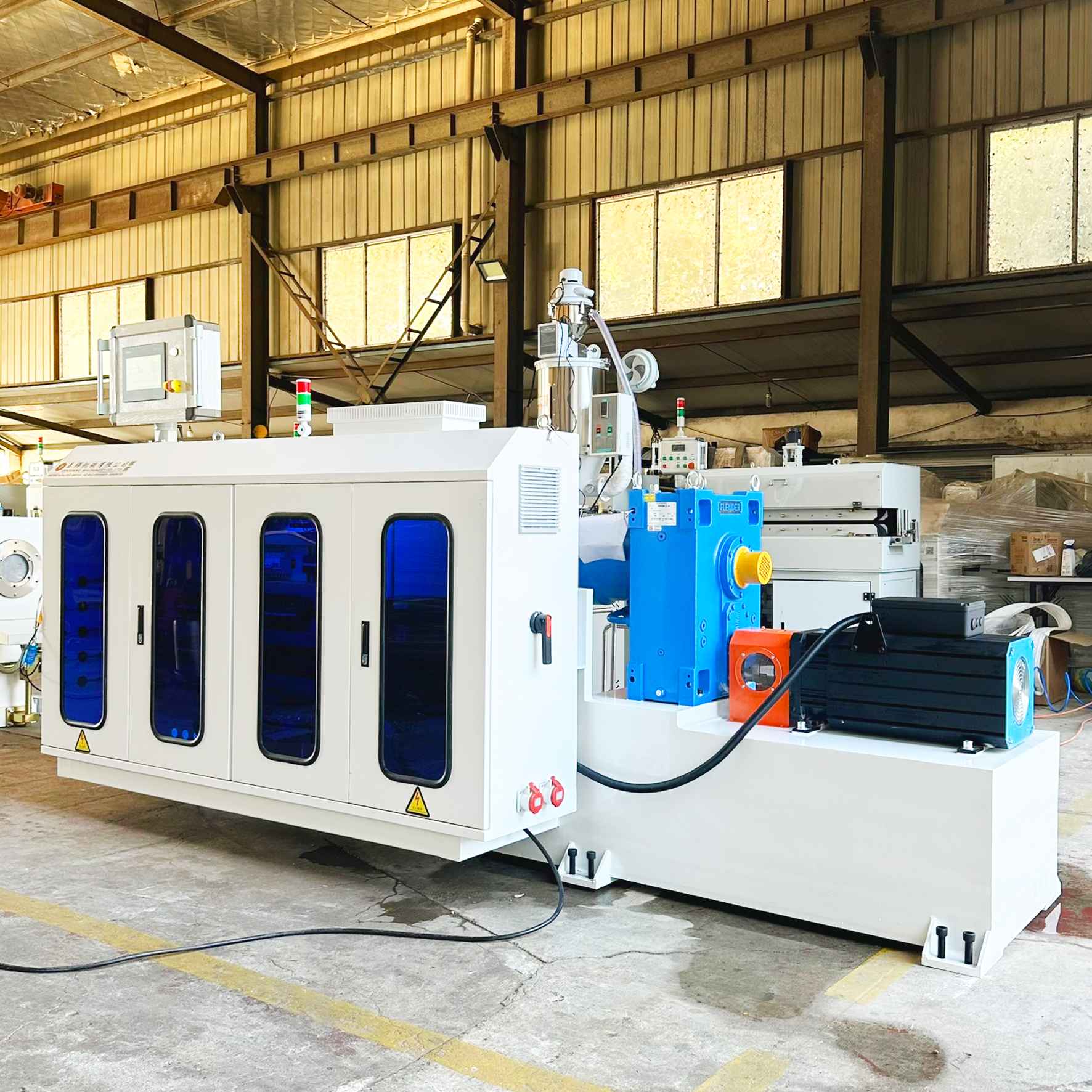 plastic MPP/PE pipe extrusion line main extruder machine