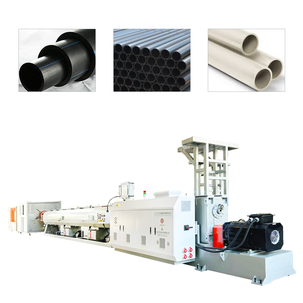 Plastic 315PE drainage water pipe extrusion line