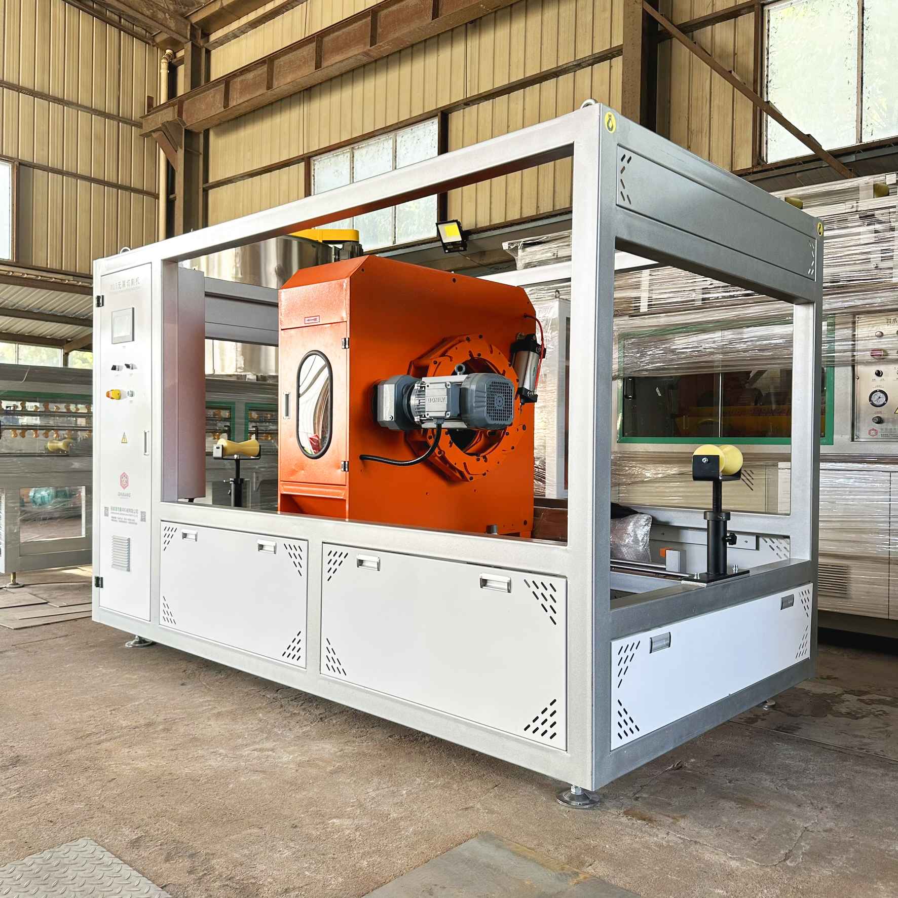 315PE/HDPE/PPH/PPR pipe cutting machine ring cutting