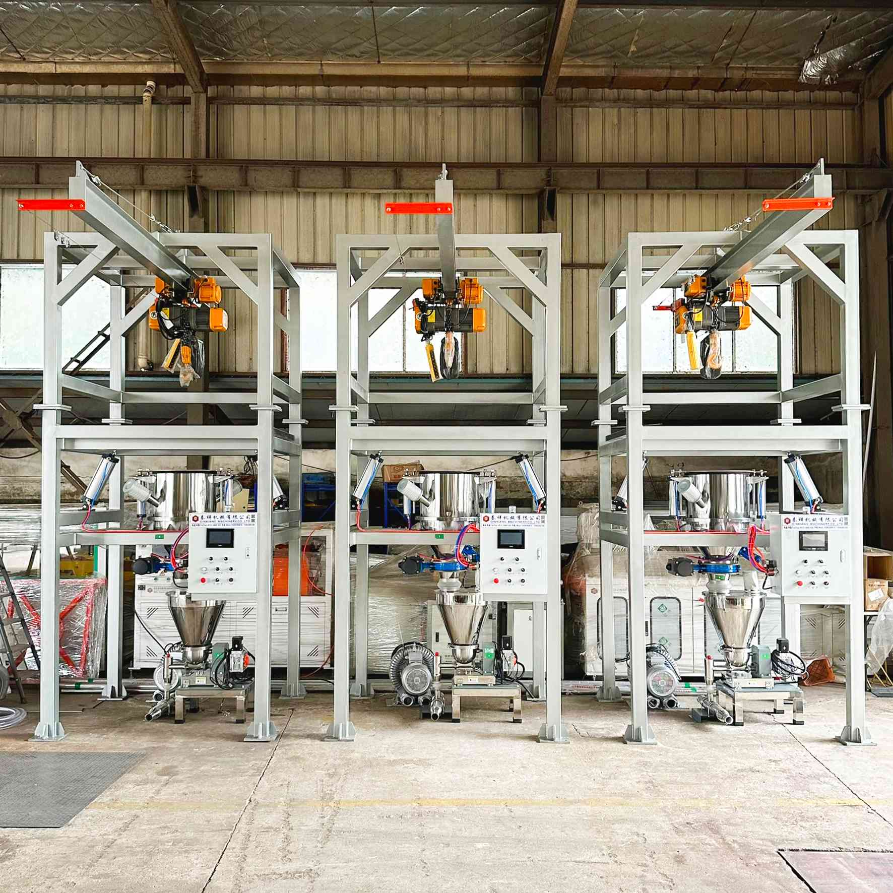 Bulk Bag Unloader Vacuum Conveying Systems for Bulk Dry Powders 