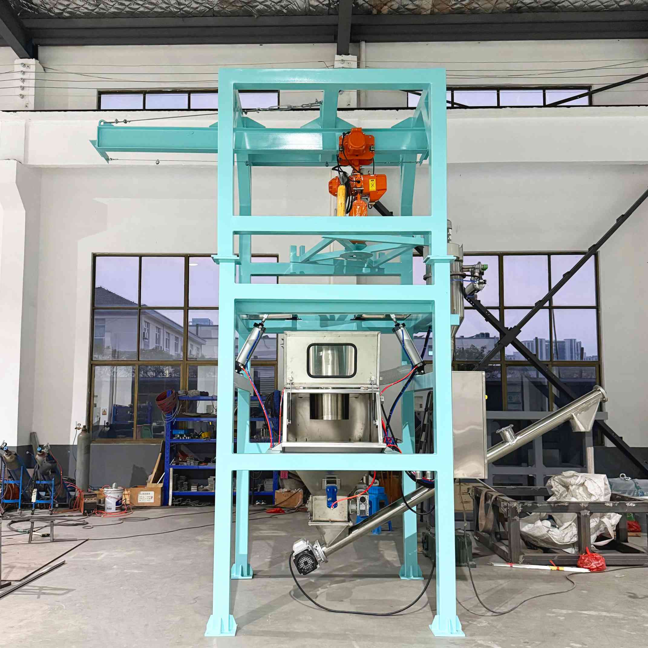 bulk bag discharge system