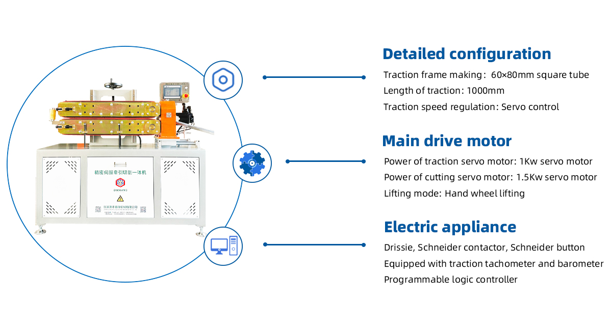 Servo motor haul-off cutter Machine details