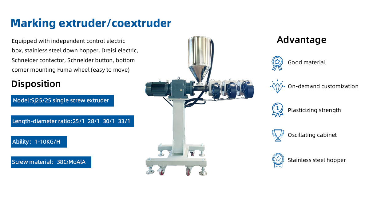 Co-extruder Marking Extruder machine introduction