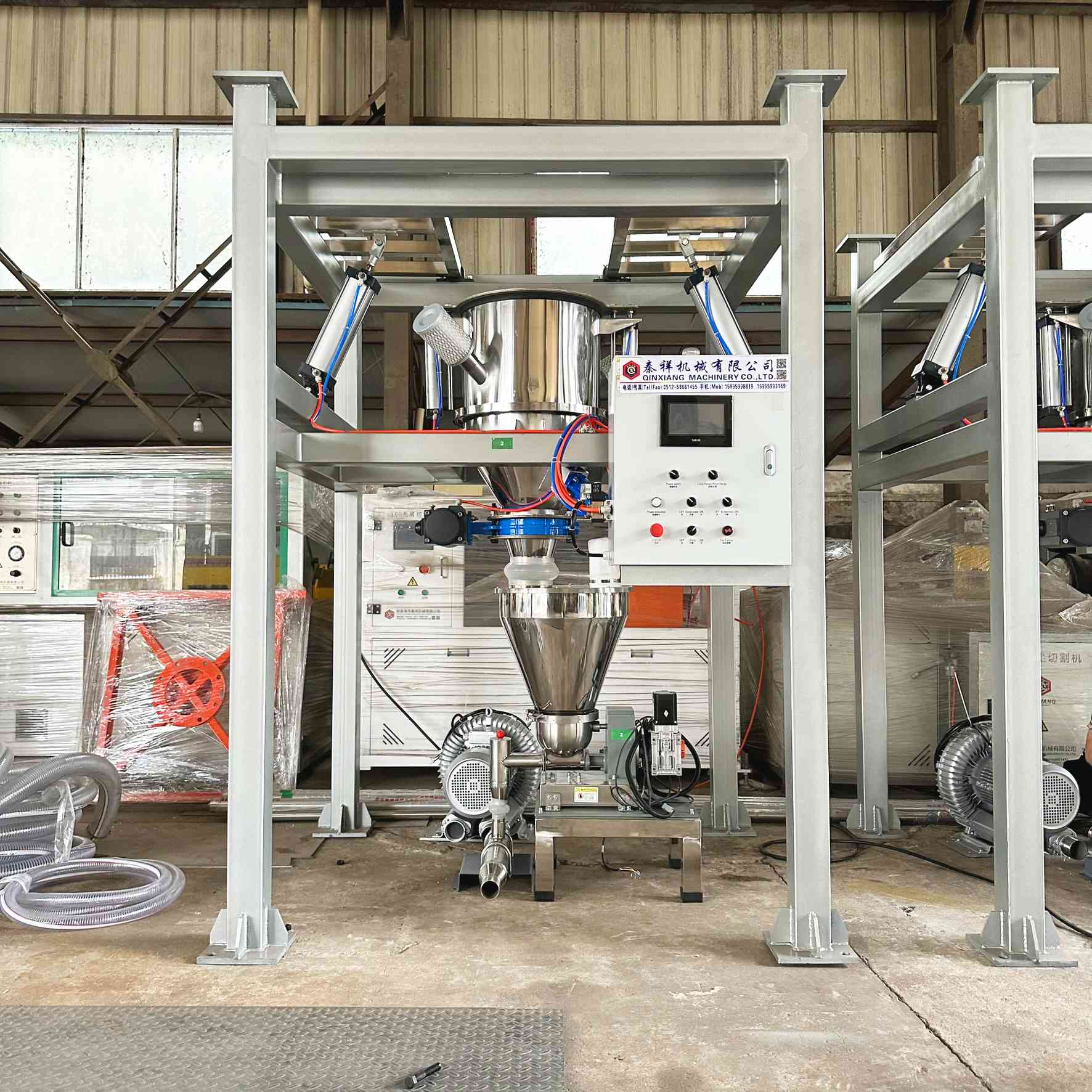 Bulk Bag Unloader Vacuum Conveying Systems for Bulk Dry Powders 