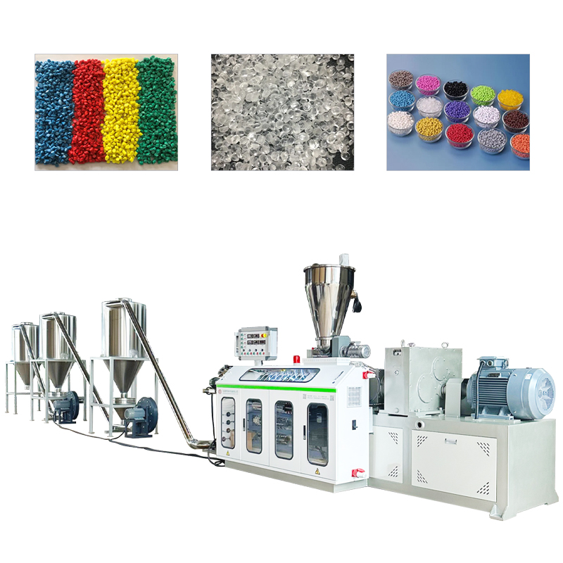 Hot Cutting PVC Plastic Pellet pelletizing Granulation Extrusion Line