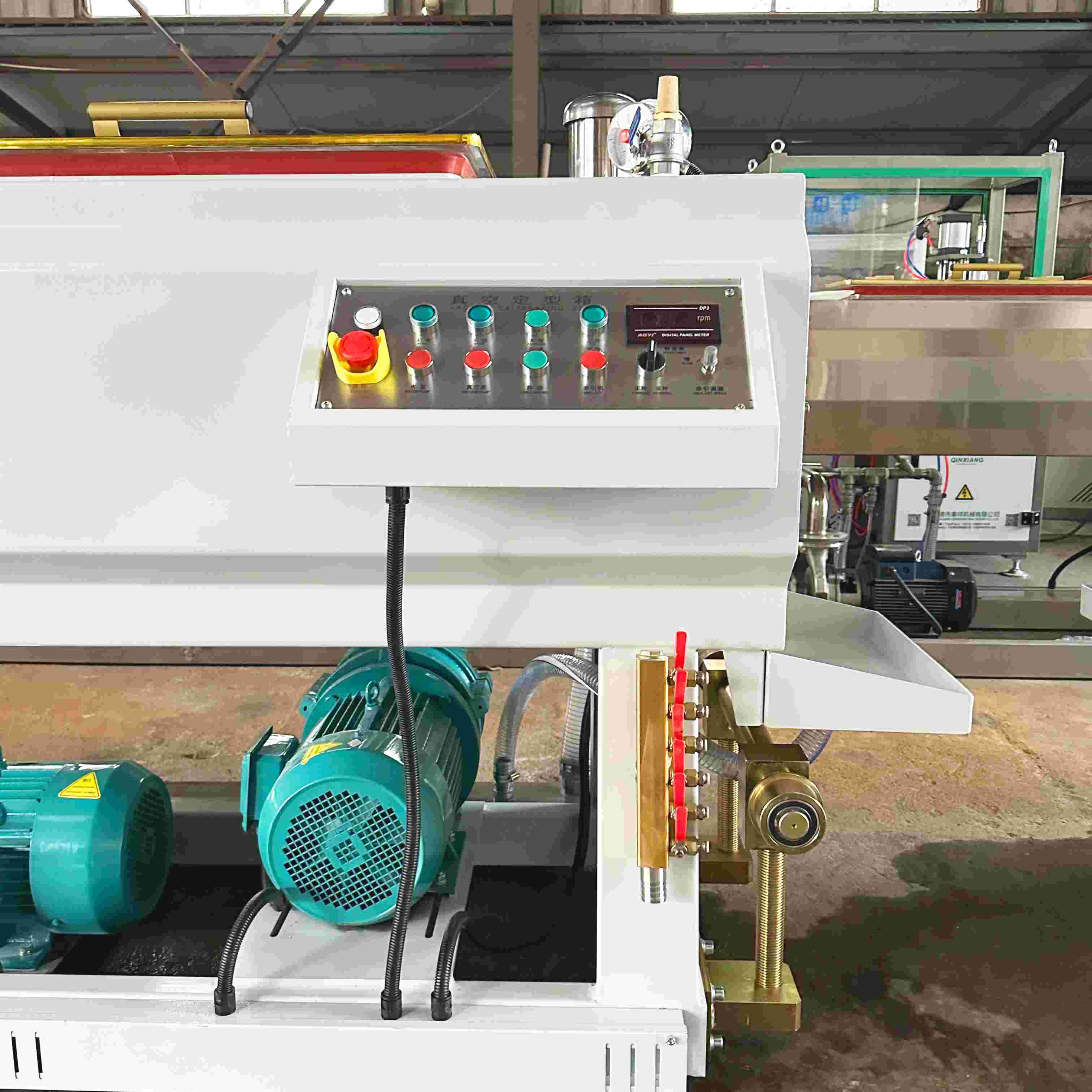 PVC pipe Vacuum Forming Sizing Tank operation panel