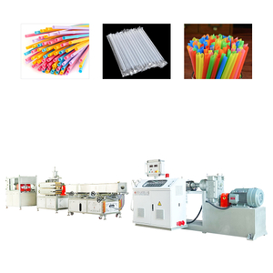 Plastic Drinking Straw Extrusion Line PLA PP Straw Making Machine 