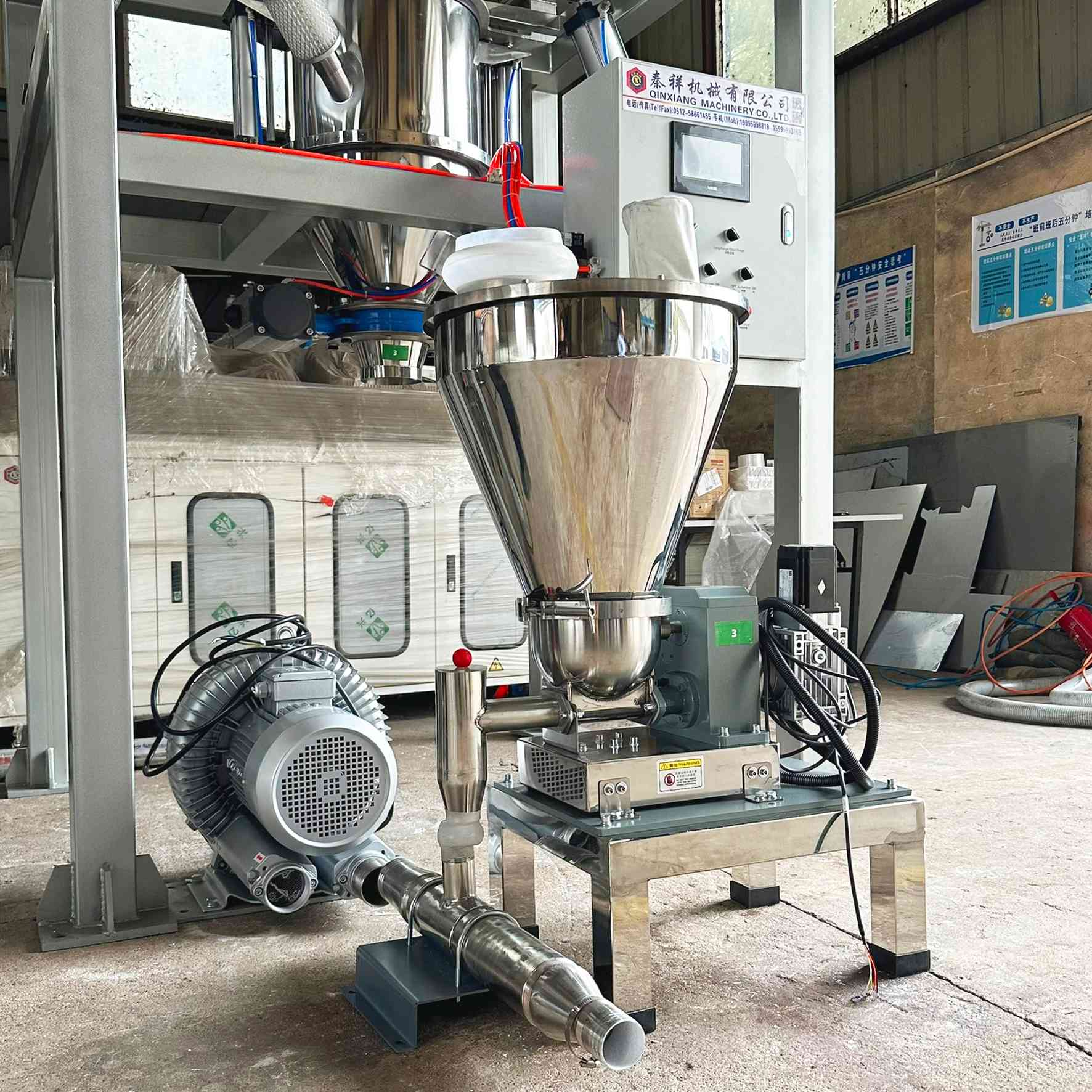 Bulk Bag Unloader feeding station