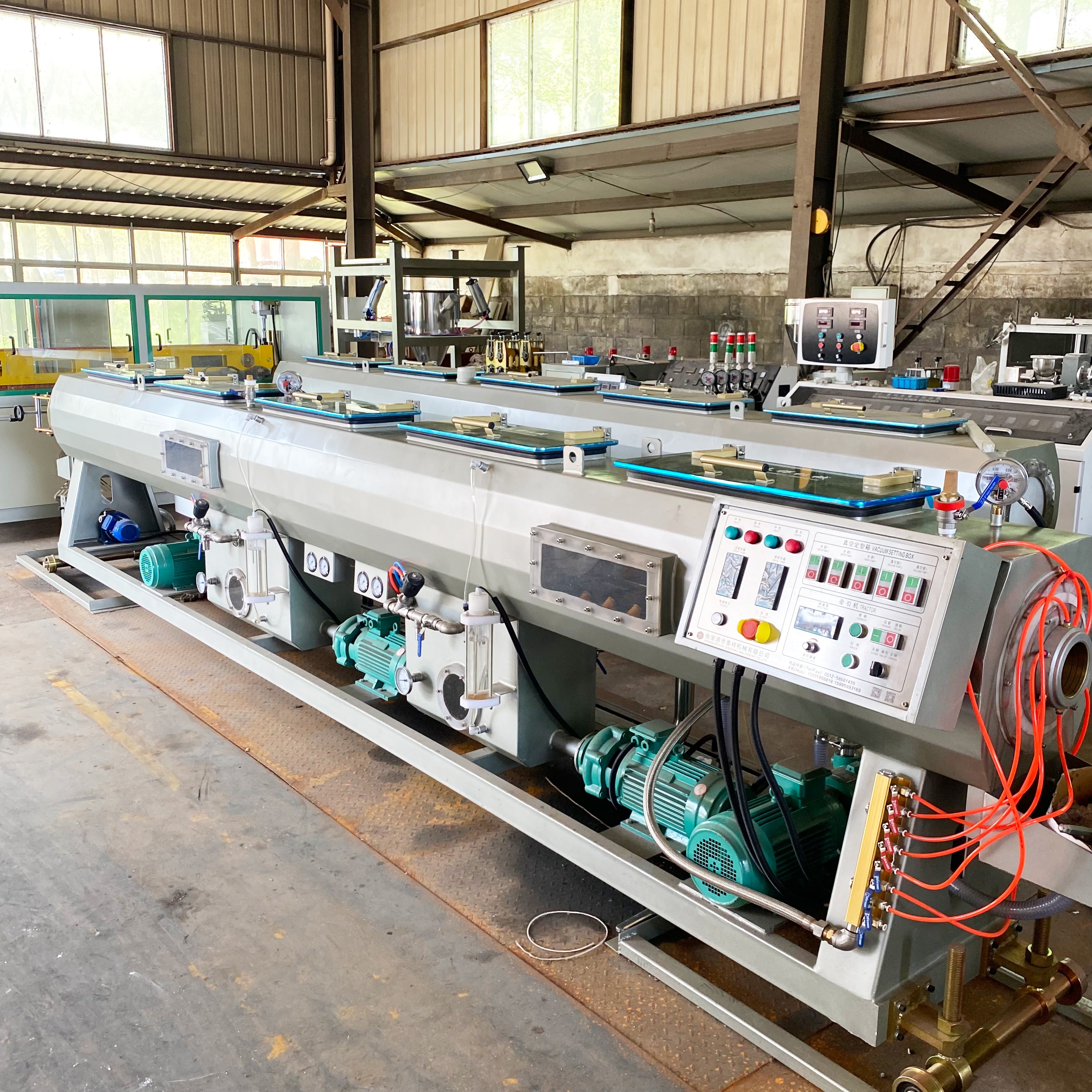 PVC HDPE PPR Pipe Production Vacuum Forming Cooling Tank Machine