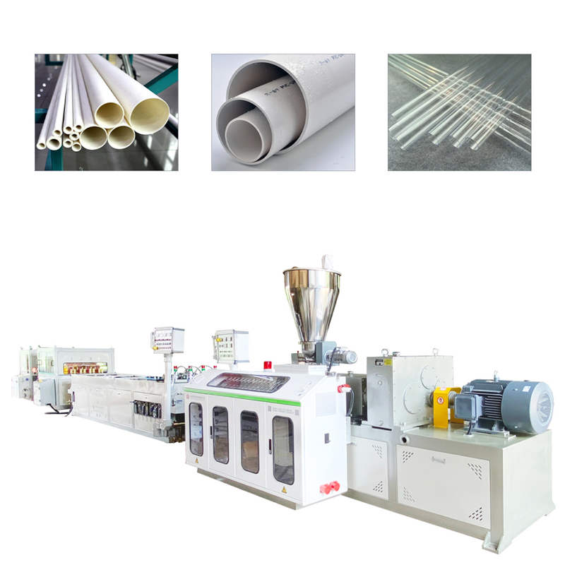 PVC threading pipe extruder power pipe transparent pipe extrusion line