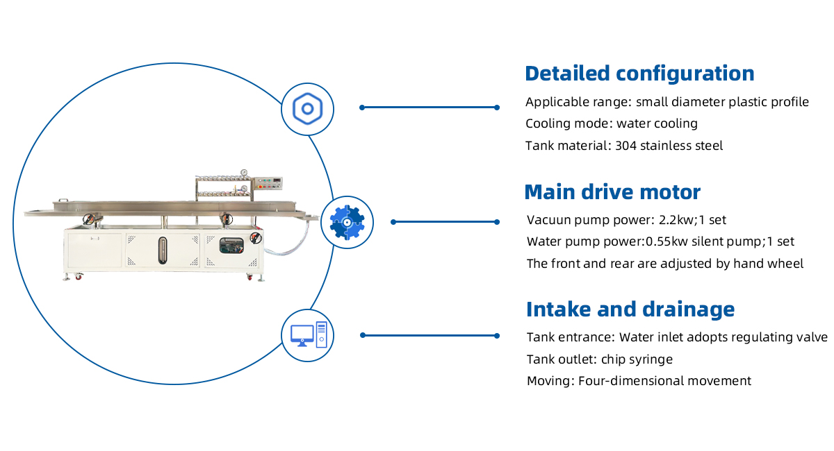 Stainless steel profile Vacuum Spray Tank Machine details