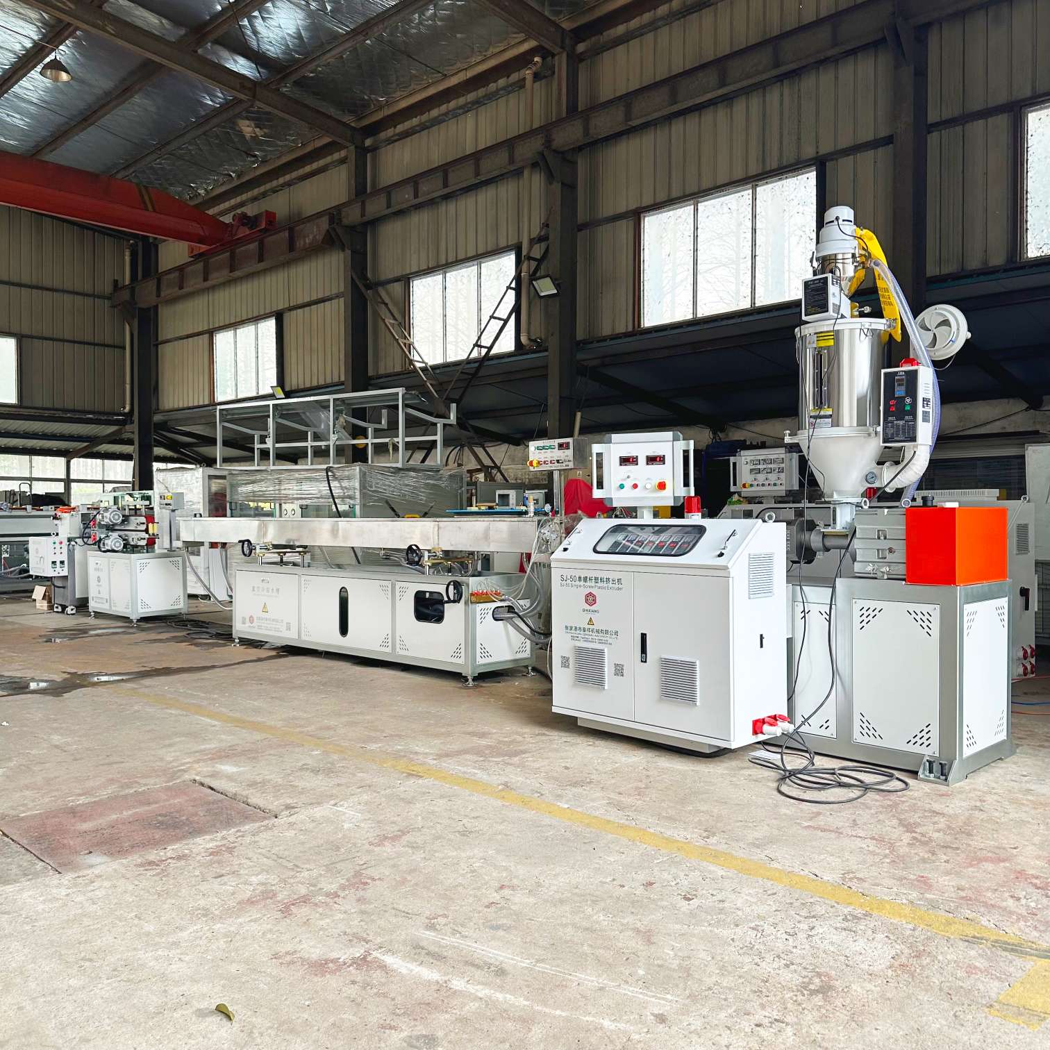 Plastic TPE/PE Filling Pillow Core Extrusion Line 