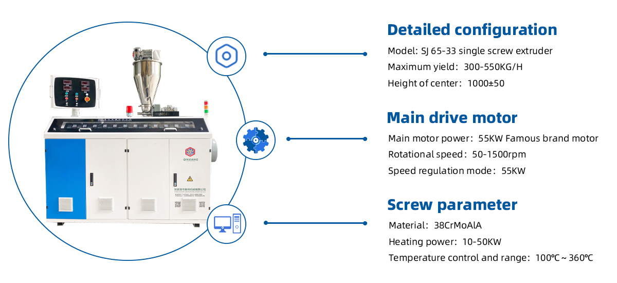 65单螺杆挤出机细节介绍
