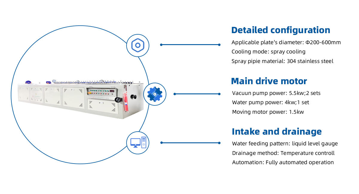 ABS plate vacuum calibration forming tank details