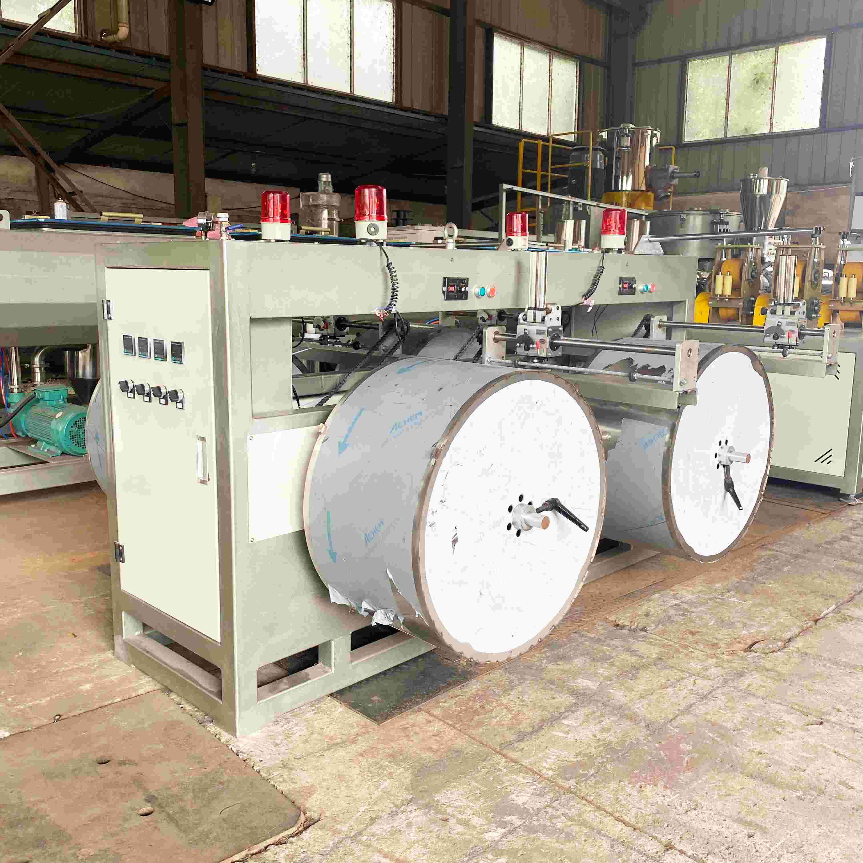 capillary tube extrusion line winding machine 4 rollers