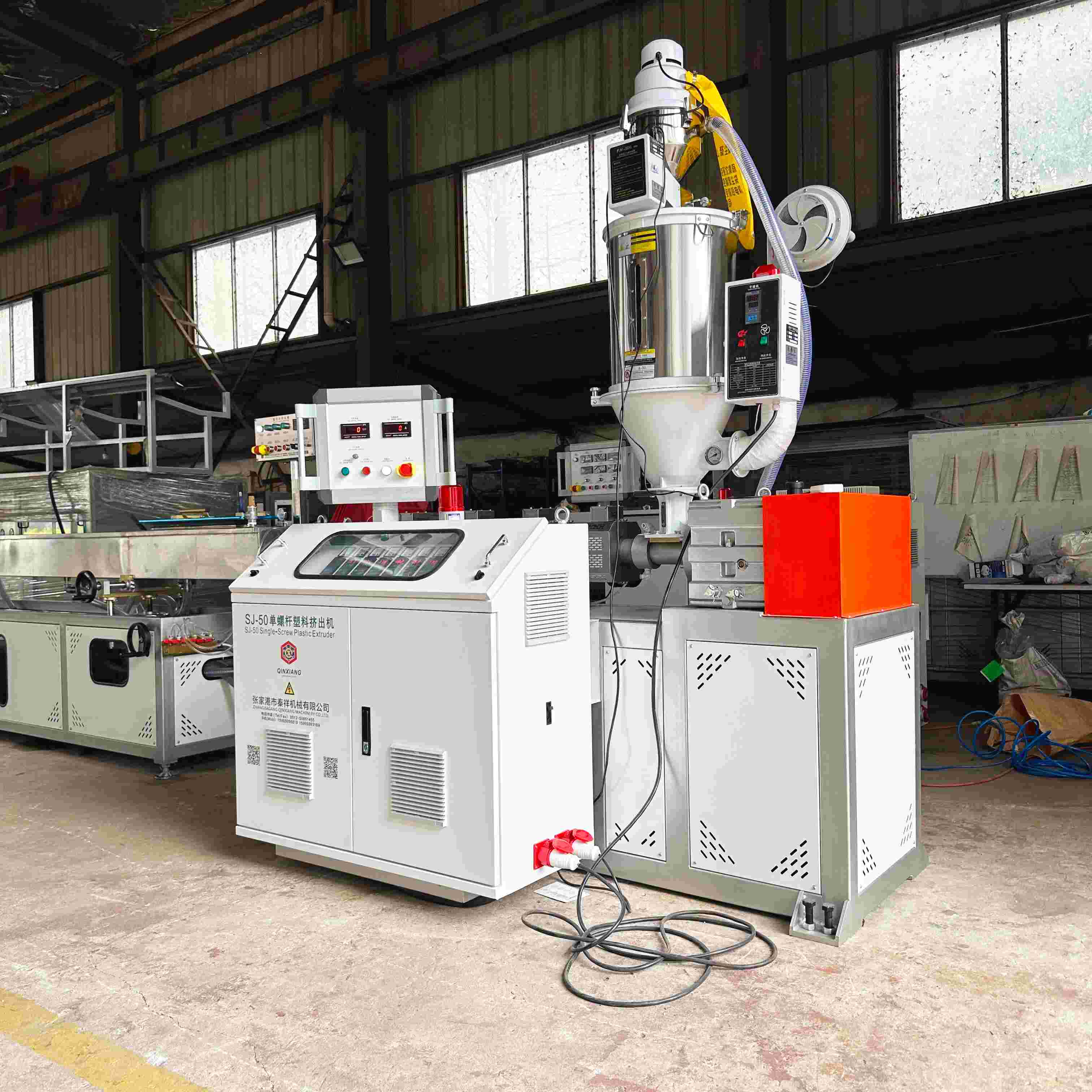 Plastic TPE/PE Filling Pillow Core Extrusion Line extruder