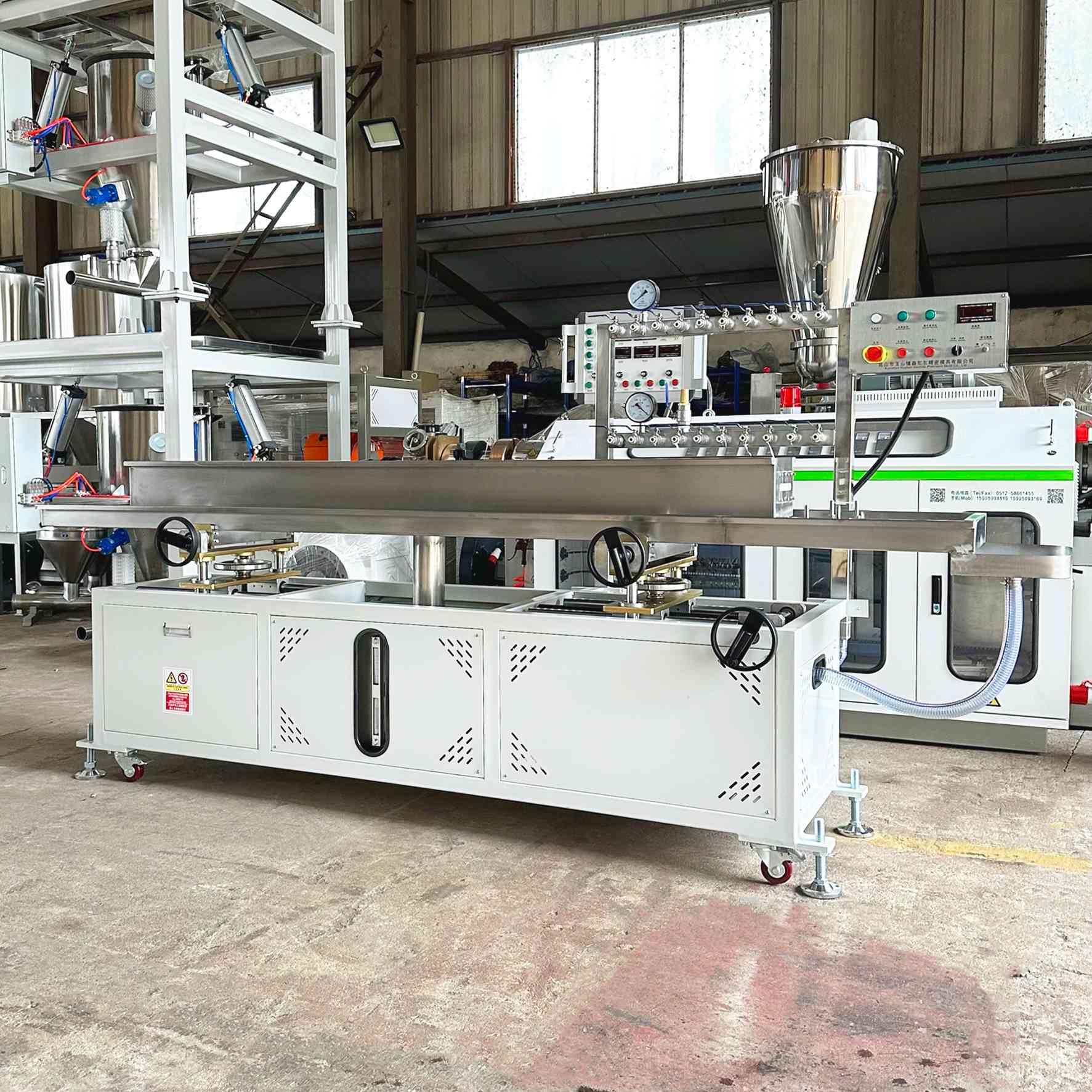 PE PP ABS PC profile extrusion line Stainless steel Vacuum Water Cooling Tank