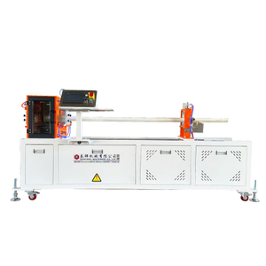 PPH/PVDF pipe Chip-free fixed length cutting machine With automatic feeding and discharging