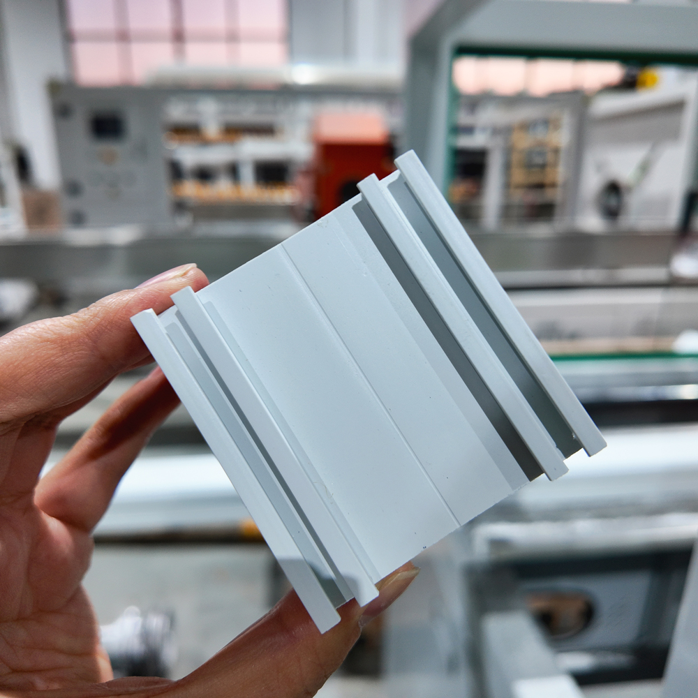PVC profile extrusion line